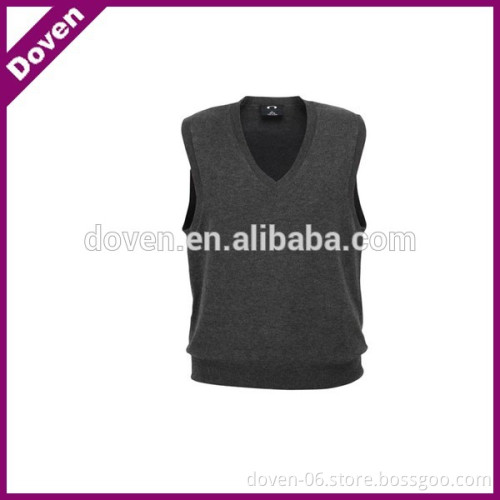 Wholesale custom v-neck sleeveless sweater